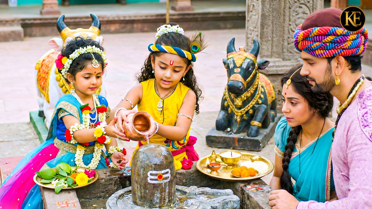 Kanha और Radha ने मिलकर मनाई महाशिवरात्रि  || YMKN || Shree Krishan Leela
