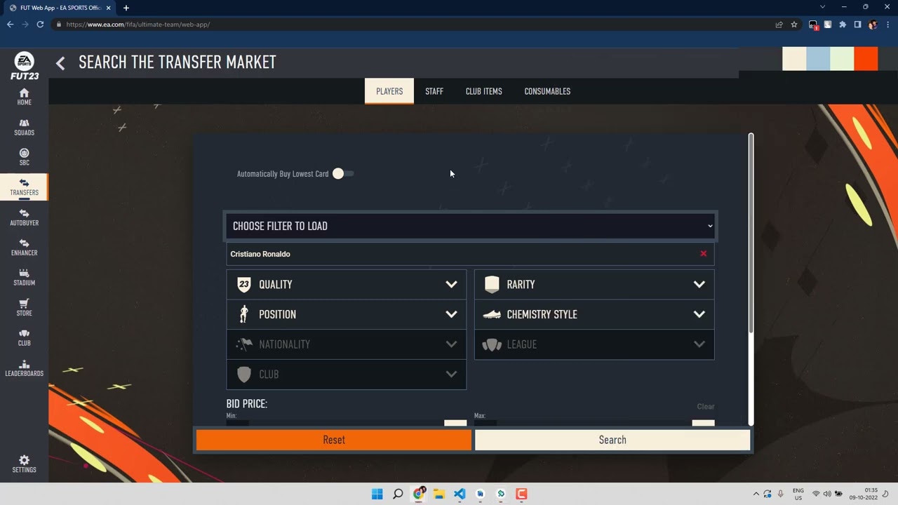 FIFA 23 | How to get Alerts when Player Price Drops | Ck Algos