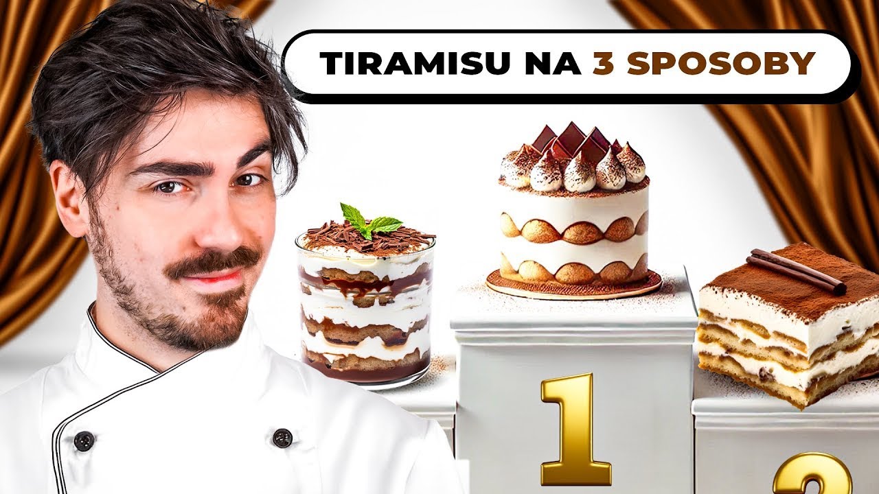 TIRAMISU NA 3 SPOSOBY: OD AMATORA DO MISTRZA