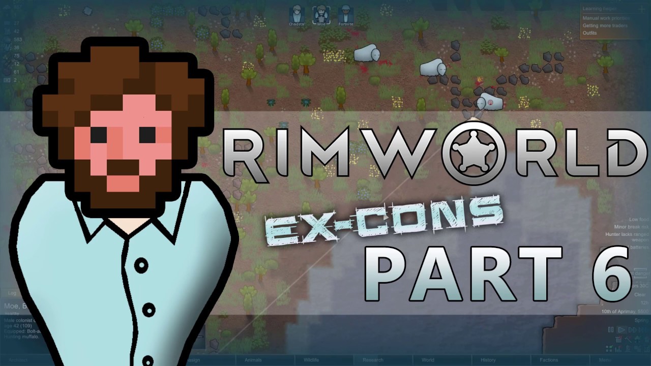 MIND THAT SLOTH! - Rimworld - Let's Play