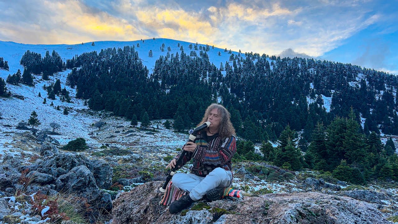 Ancient Echoes - Shamanic Flute at the Snowy Peak