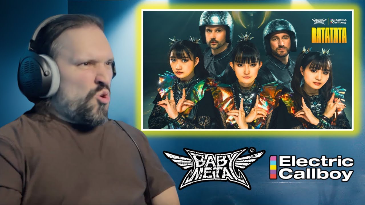 First Time Reacting To BABYMETAL x Electric Callboy - RATATATA (OFFICIAL VIDEO)