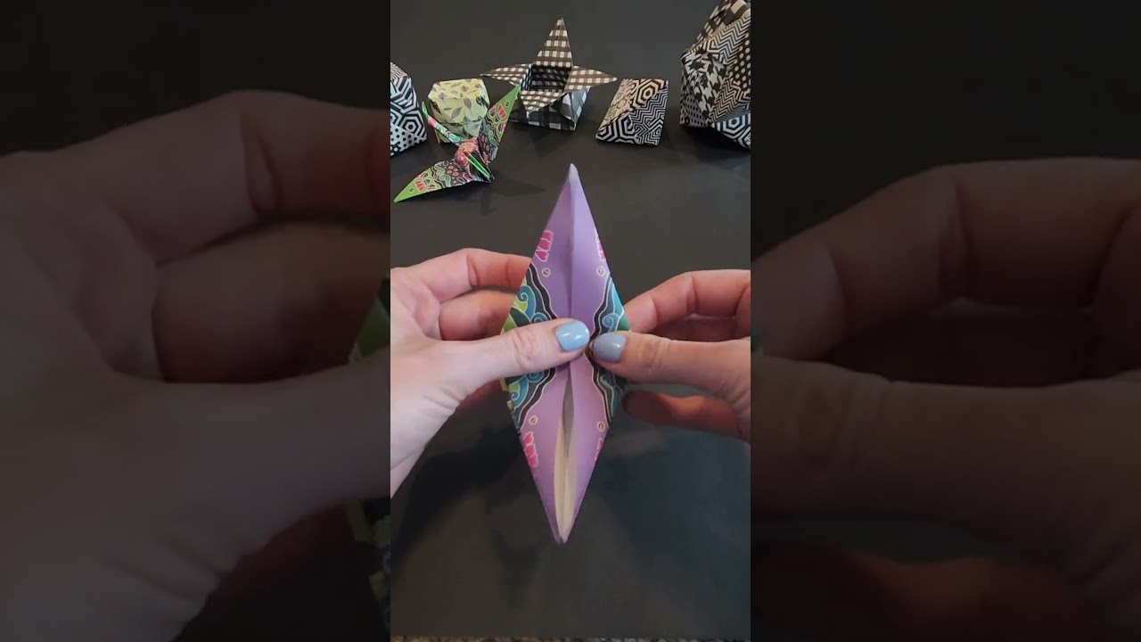 How to make an origami crane