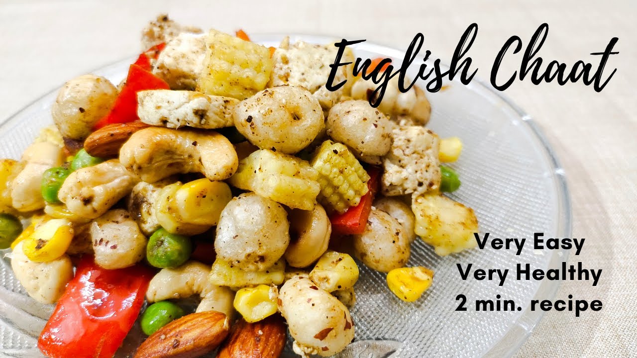 English Chaat | Dry Fruit Chaat | मेवा चाट | Quick and easy recipe | Simple snack recipe