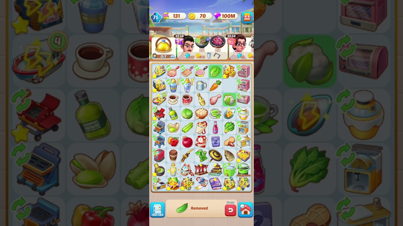 Merge Cooking - Level 75 - 76 👩&zwj;🍳🍳🍣🇯🇵