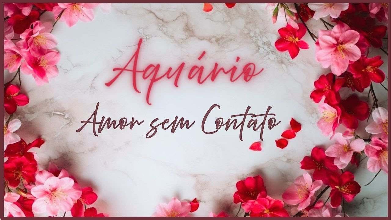 ♥️ AQUÁRIO • AMOR SEM CONTATO  OUÇA O SEU CORAÇÃO AQUÁRIO! POIS EU JÁ TOMEI A MINHA DECISÃO!