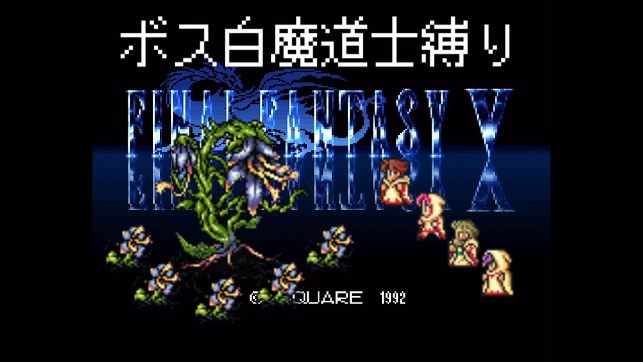 【FF5】ボス白魔道士縛り ひりゅうそう戦【SFC】