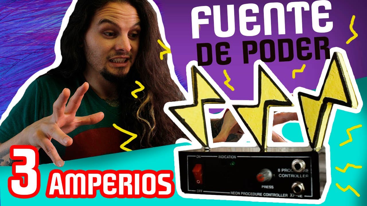 FUENTE máquina de TATUAJE artesanal 3 amperios ⚡⚡⚡(How to make a tattoo power supply) 💪💪💪