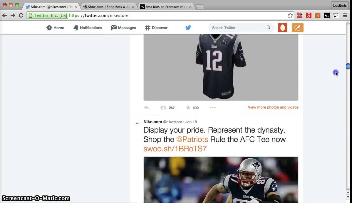 FASTEST NIKE TWITTER SHOE BOT