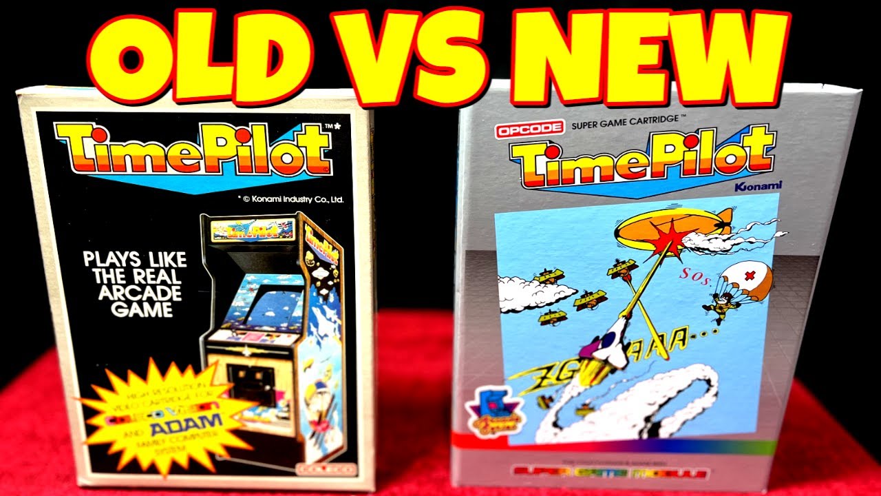 Old School Vs New: Colecovision Time Pilot Comparison!