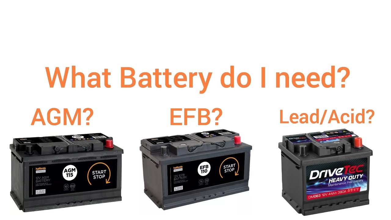 Is My Car Fitted with AGM? EFB? Stop Start? Smart Charge? or standard battery? visual difference.