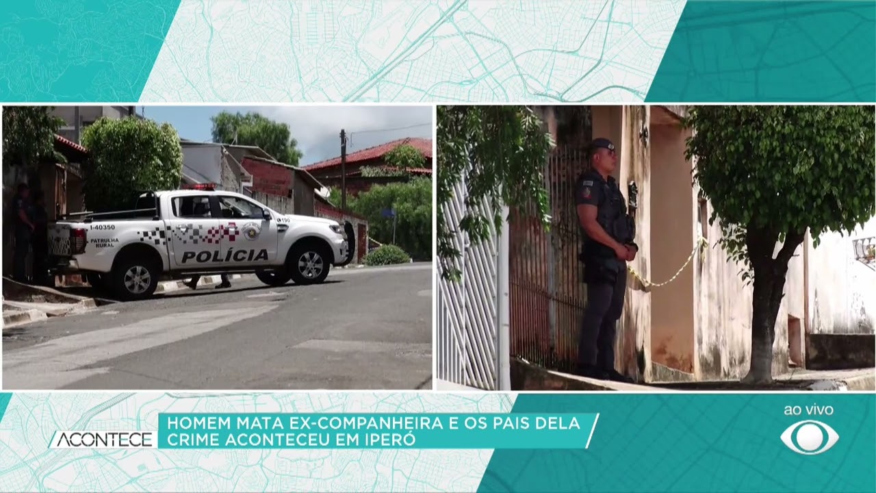 Homem mata ex-esposa e sogros a tiros em Iperó