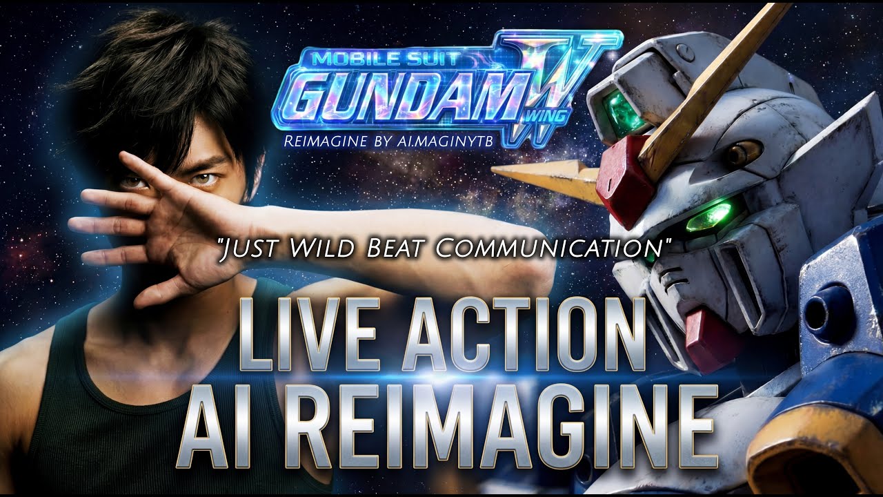 GUNDAM WING - AI LIVE ACTION REIMAGINE  #ai #gundam #gundamwing