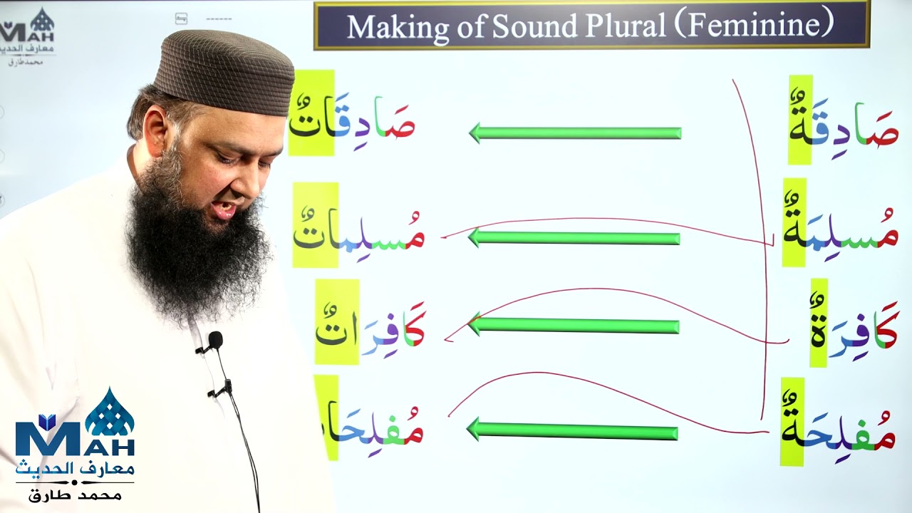 Lecture 03 Basic Arabic - Sound Plural and Broken Plural