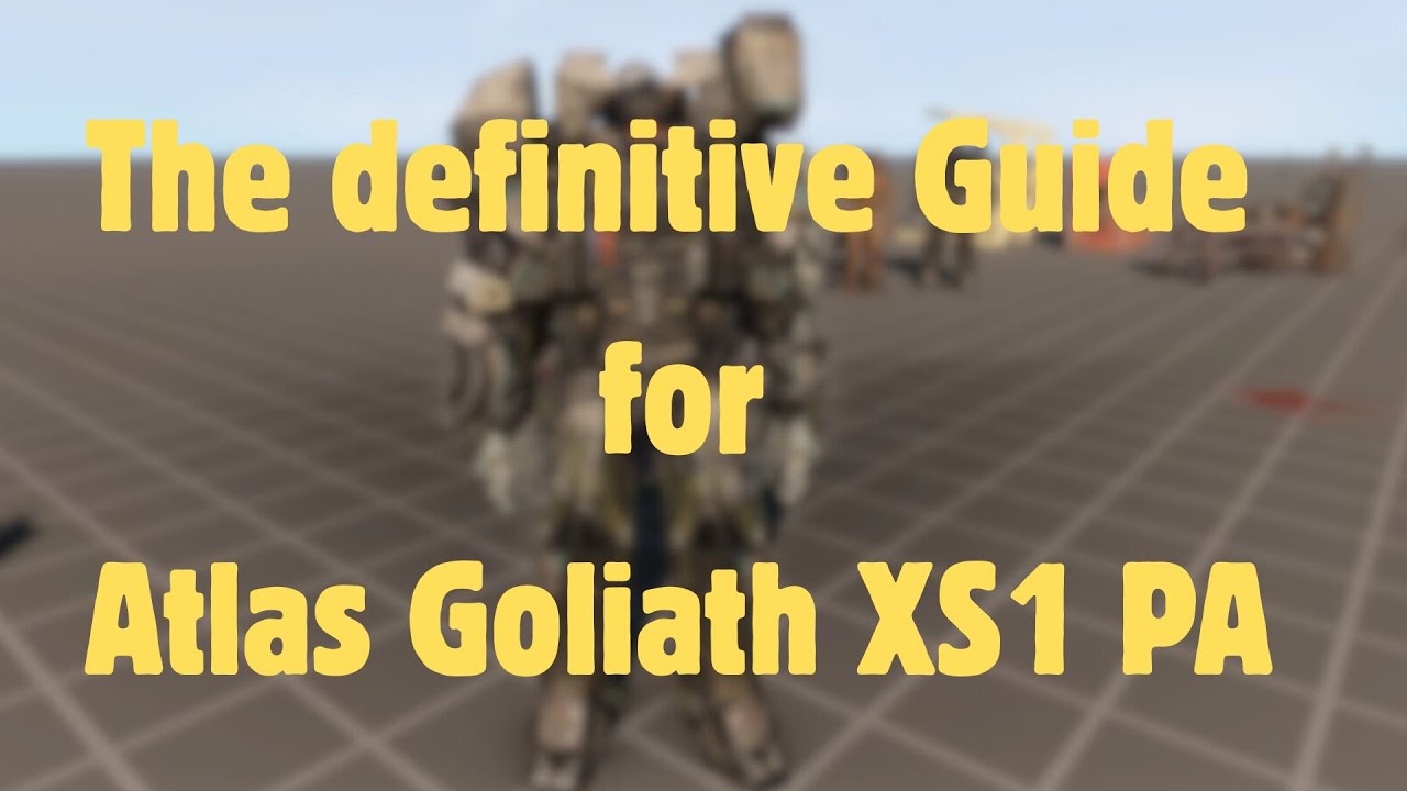 How to use Atlas Goliath XS1 Power Armor, Also an optional guide explaining the frame in F04Edit.