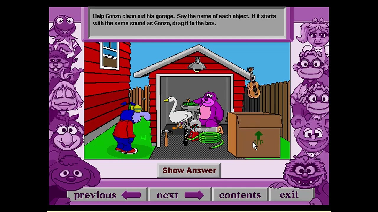 Muppet Kids: Beginning Sounds - Phonics Full Playthrough