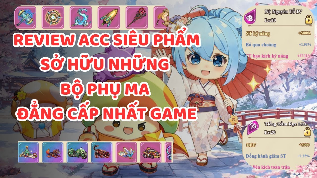 Nấm Lùn Tiến Lên | Review Acc Top 1 Server Zatan - Con Acc Có Dàn Phụ Ma Thần Khí Quá Khủng!!!