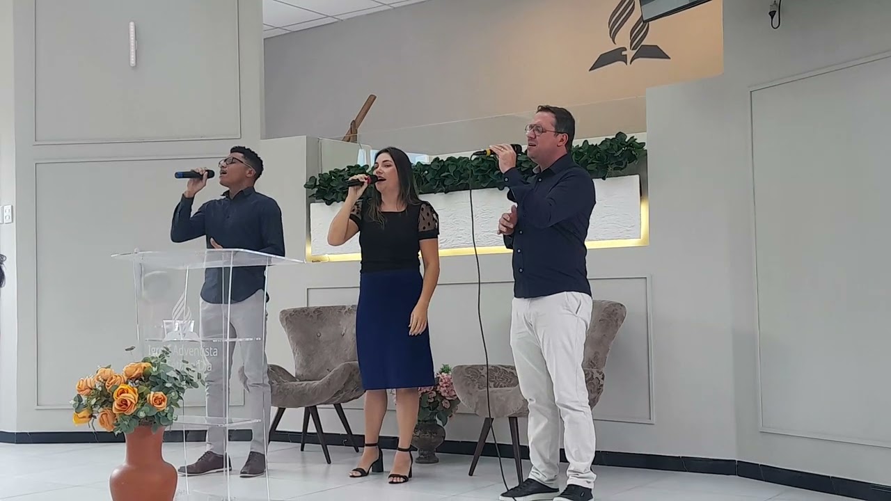 10 dias horas de oração  trio louvando a Deus na Iasd de Navegantes 
