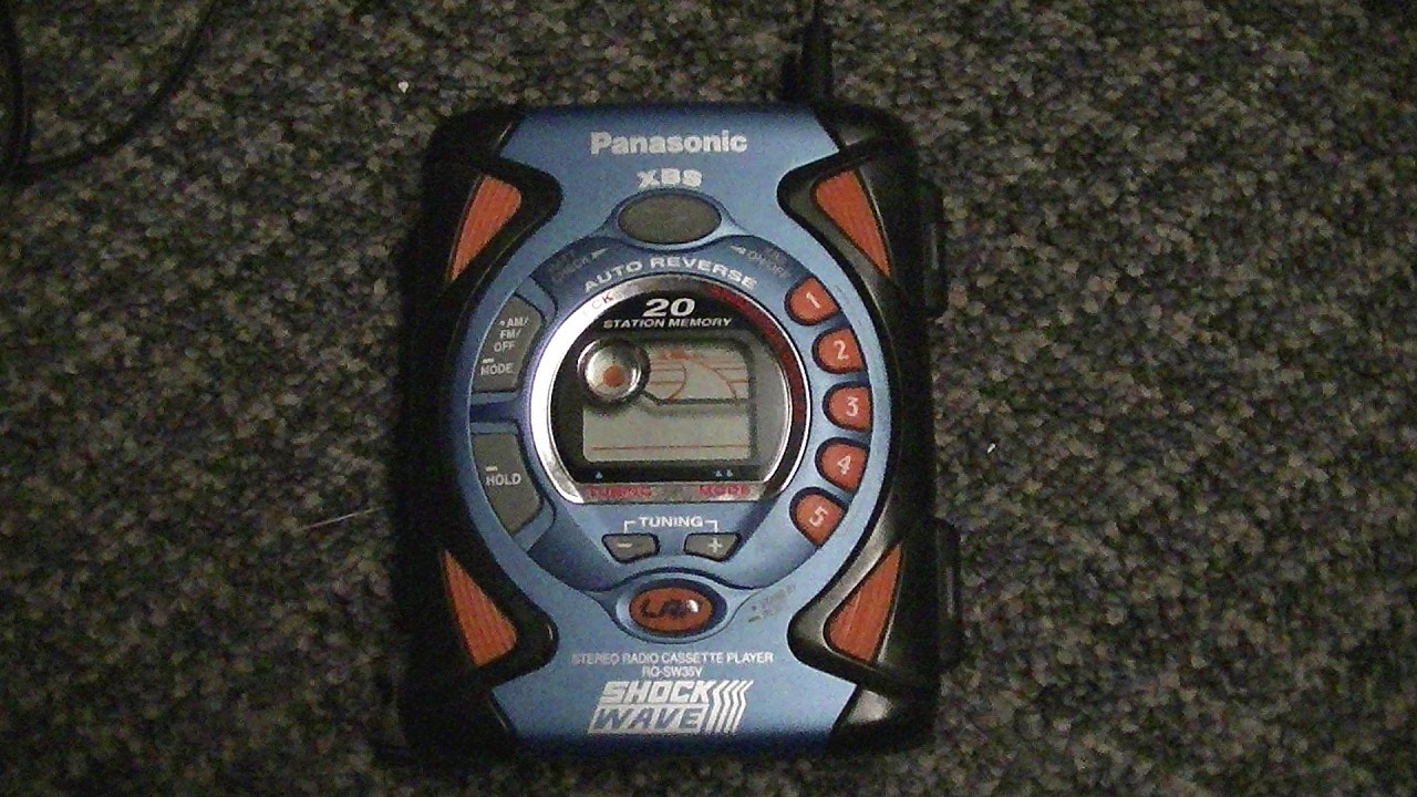 Panasonic RQ-SW35V Stereo Radio Portable Cassette Player
