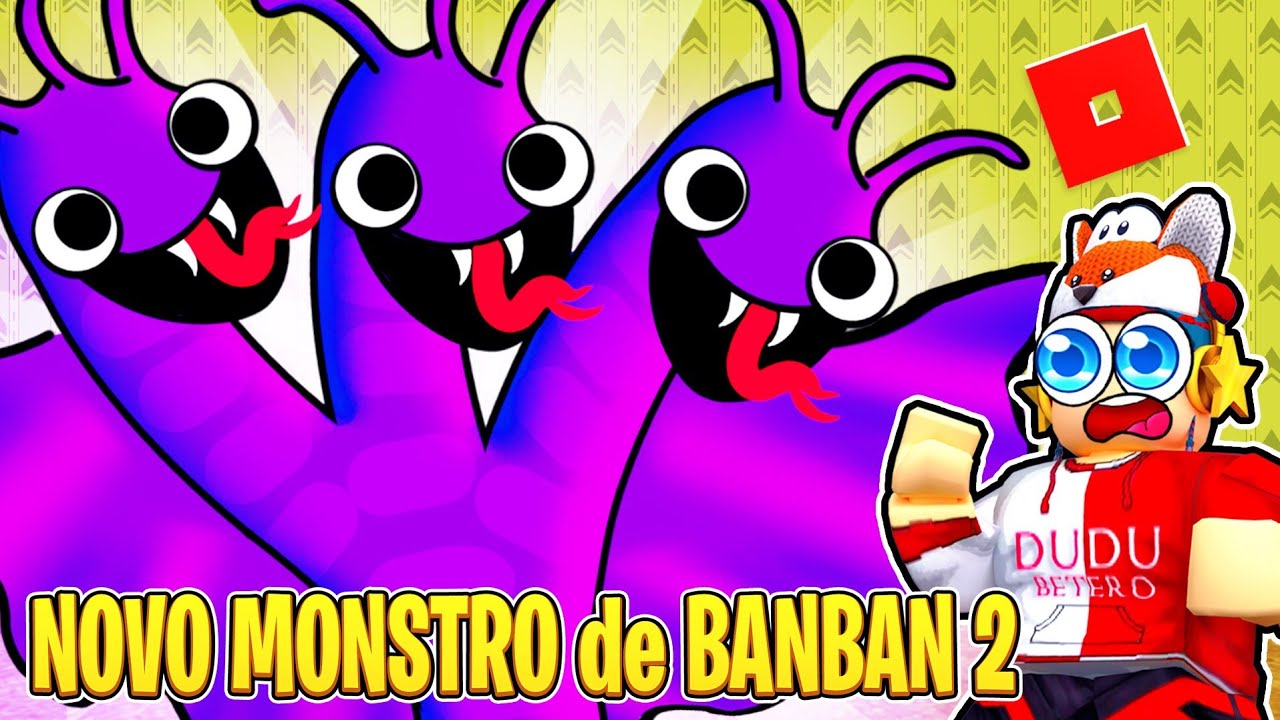 Achei o NOVO Monstro de BanBan 2 nas Backrooms do Roblox😨