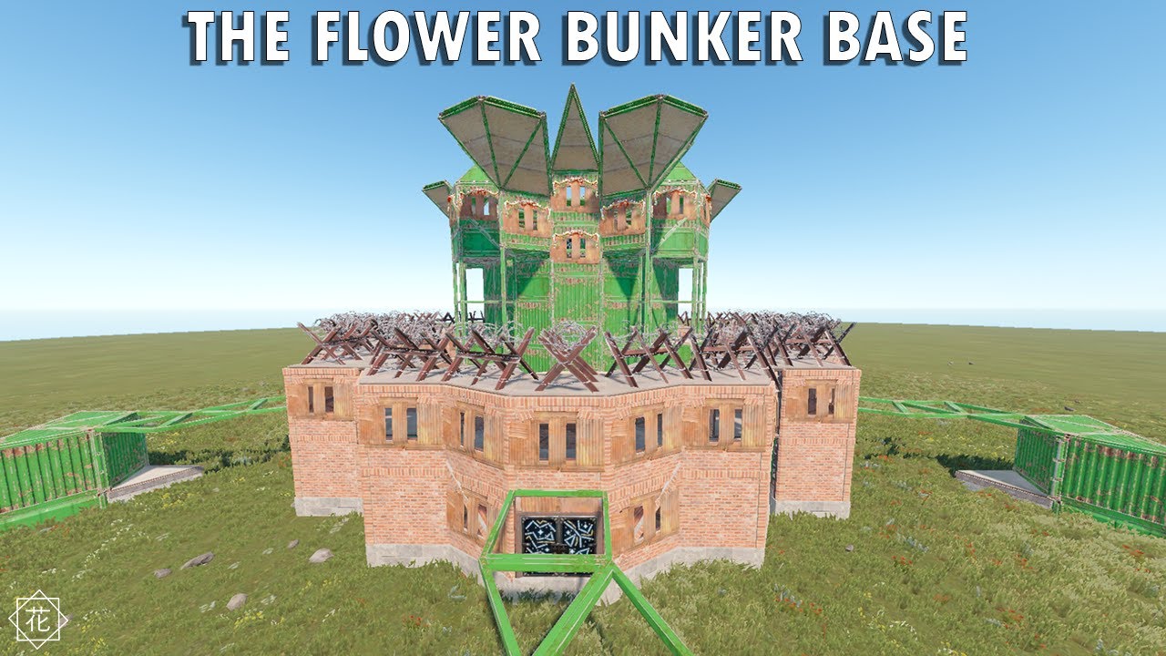 THE FLOWER | THE PERFECT RUST TRIO BUNKER BASE WITH MINI CHINA WALL