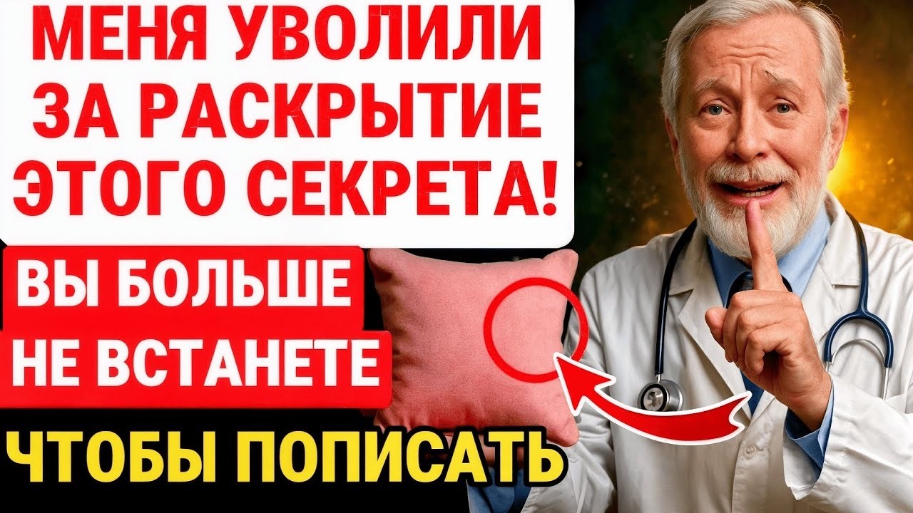 ПЕРЕСТАНЬ Винить Воду- 5 ЛЕГКИХ ШАГОВ И СПИ КРЕПКО ВСЮ НОЧЬ (Без Походов В Туалет) ЗДОРОВЬЕ ПОЖИЛЫХ