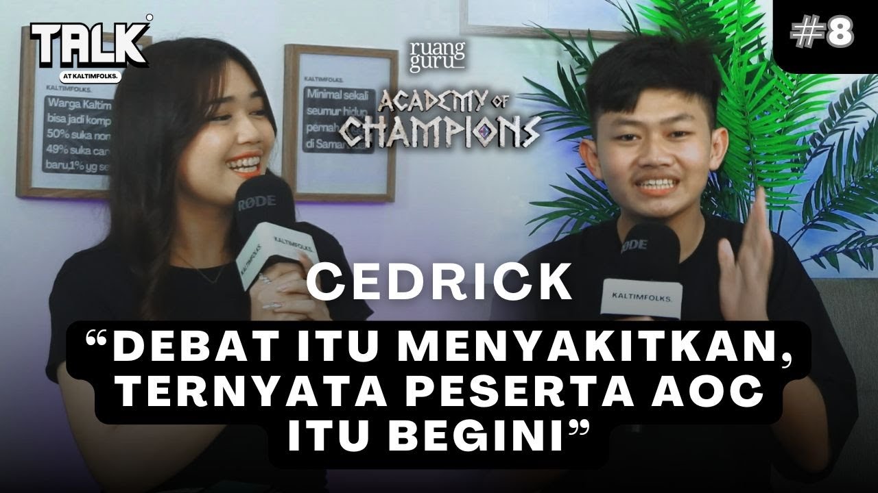 DEBAT ITU MENYAKITKAN, TERNYATA PESERTA AOC TUH BEGINI! Talk at KALTIMFOLKS with Cedrick Nathanael
