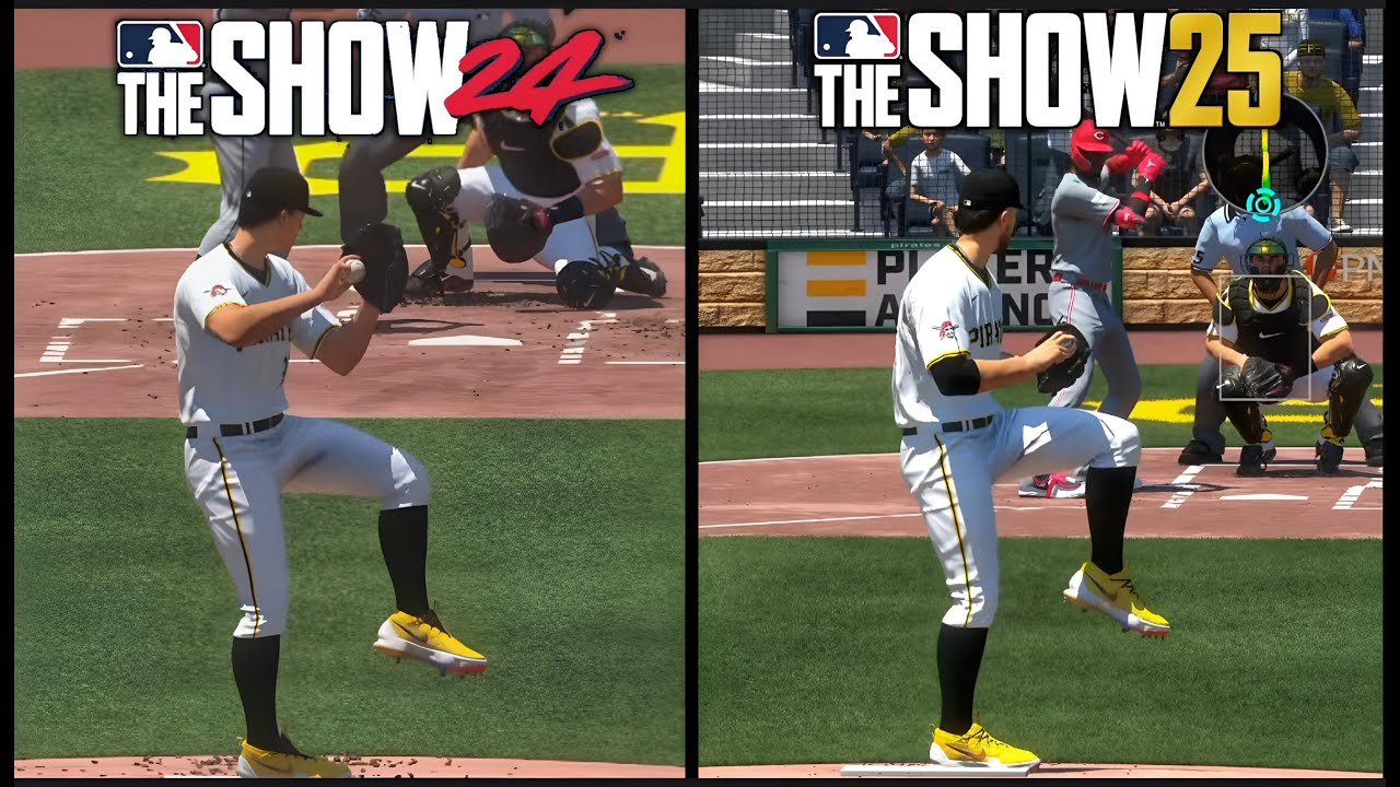 MLB The Show 25 Vs MLB The Show 24 | Gameplay Details Comparison