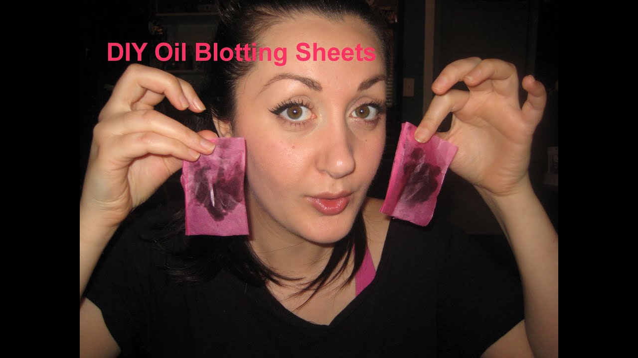 DIY Oil Blotting Sheets for Oily Skin! Great for the transition to Spring Weather!