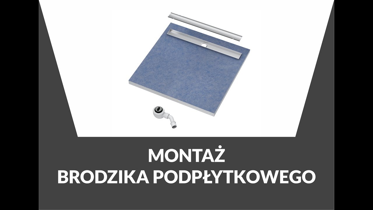 Montaż brodzika podpłytkowego | SCHEDPOL®
