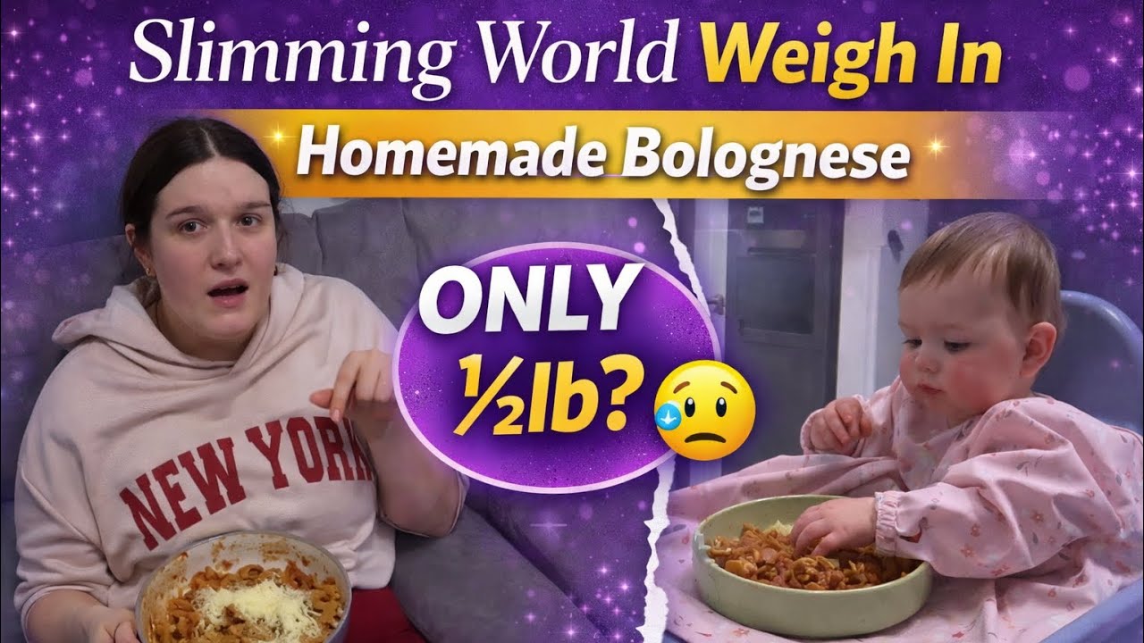 Slimming World Weigh In | -½lb Disappointed? + Pasta Bolognese From Scratch