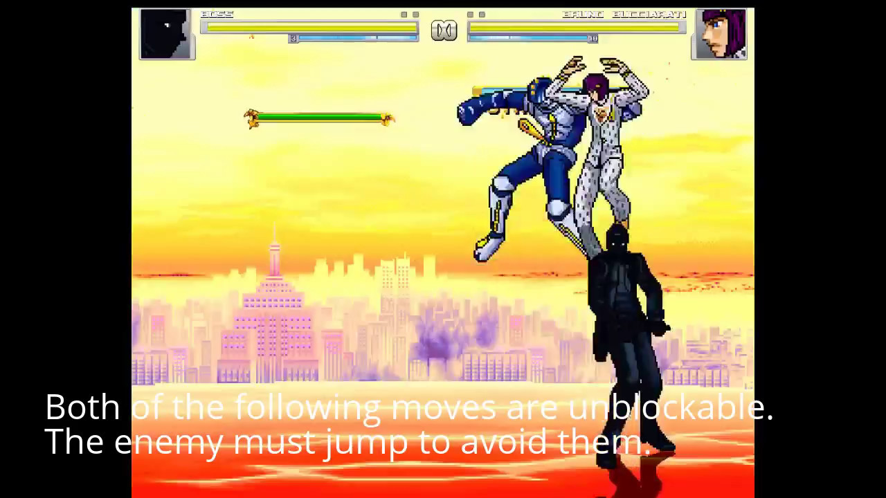 MUGEN Shadow Diavolo by amarimono demonstration