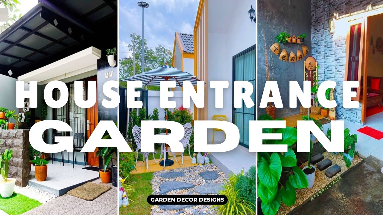 STUNNING HOUSE GARDEN DESIGN IDEAS | REVOLUTIONARY ENTRANCE GARDEN DESIGN YOU NEED TO SEE TO BELIEVE