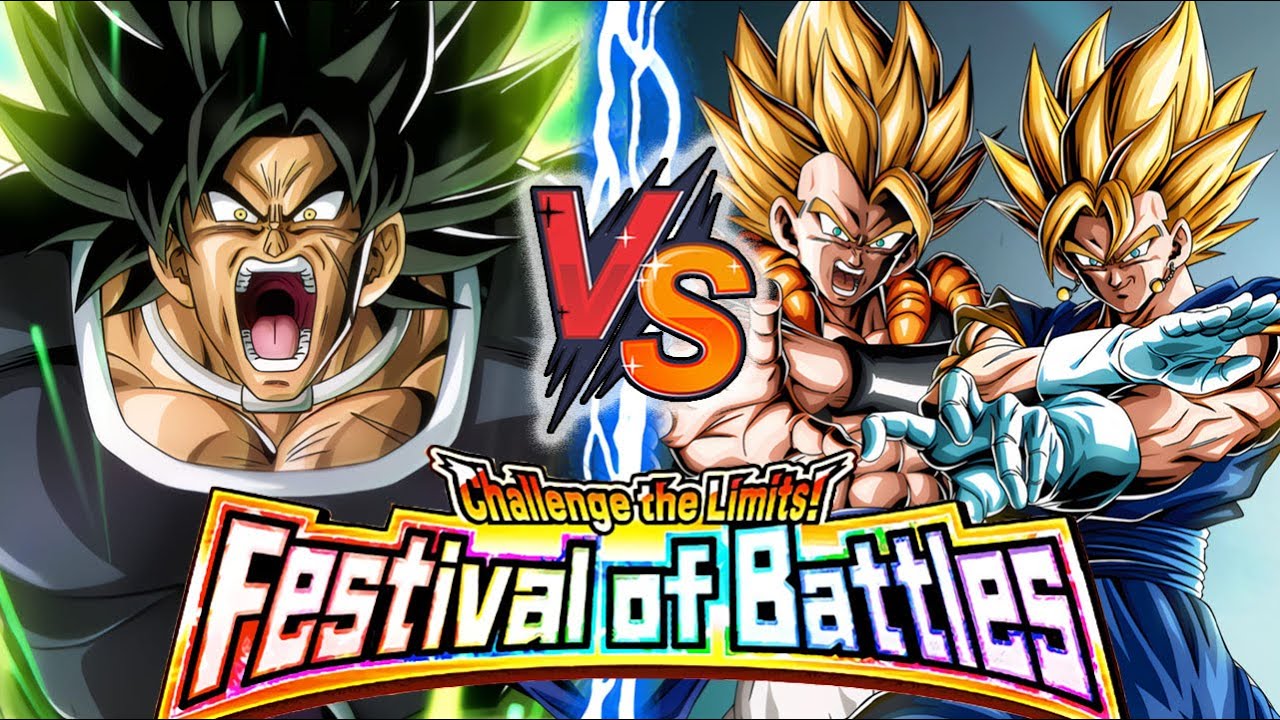 TEQ LR WRATHFUL BROLY VS FESTIVAL OF BATTLES! Dragon Ball Z Dokkan Battle