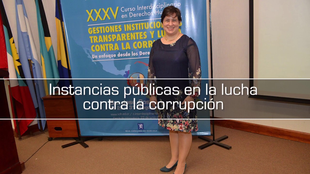 Instancias públicas en la lucha contra la corrupción - Monserrat Solano
