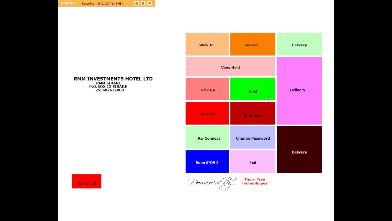 Touch Screen Restaurant POS