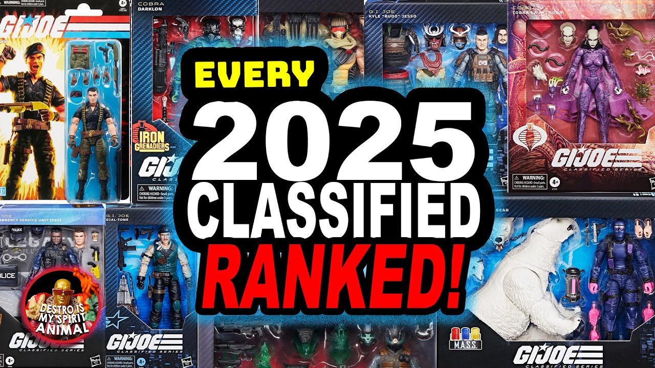 Every 2025 GI Joe Classified RANKED!