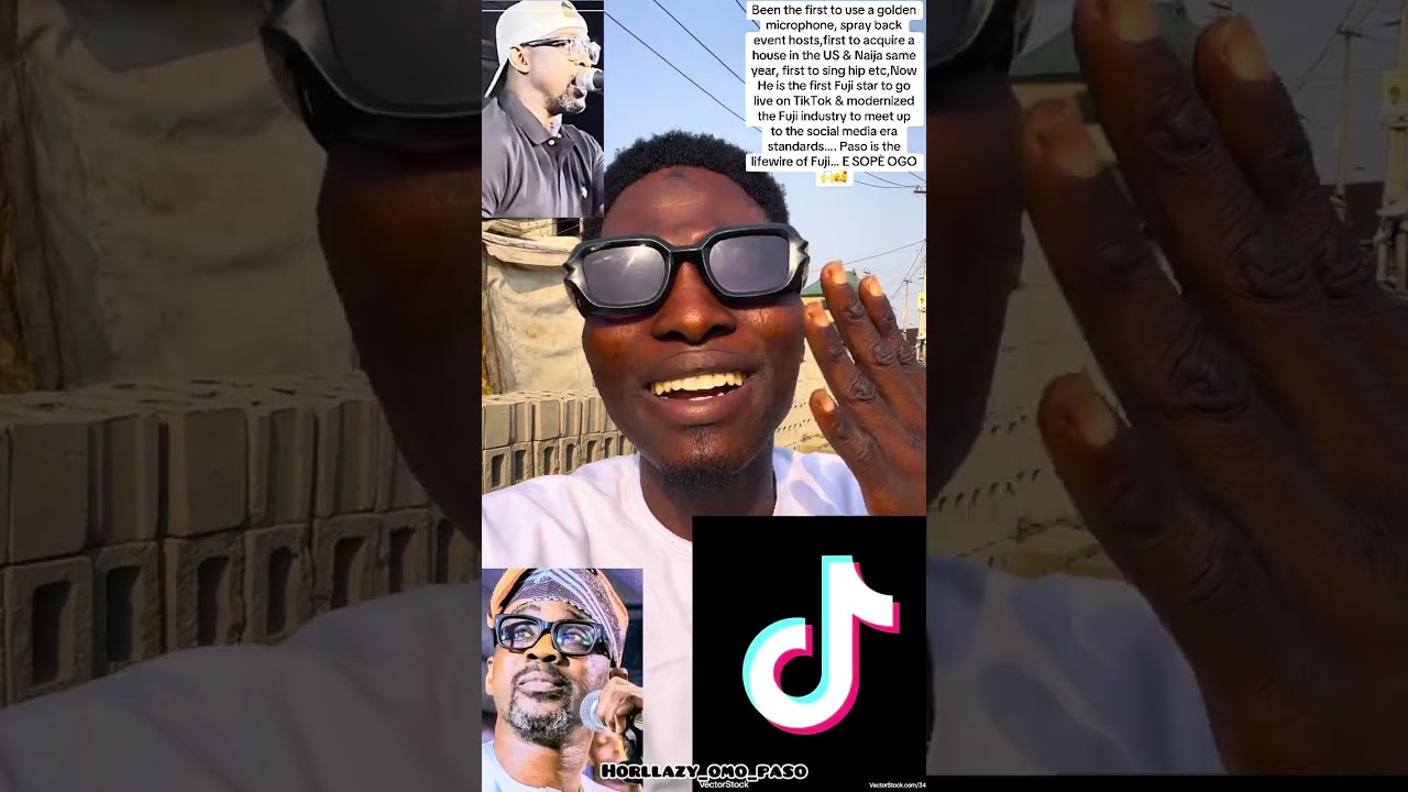 Oganla started TikTok live before any Fuji star.. He modernized Fuji music… E SOPÈ OGÒ 