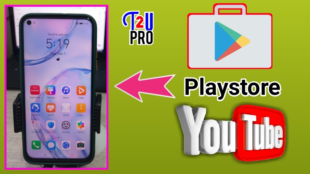 How to install playstore in huawei Nova 7i