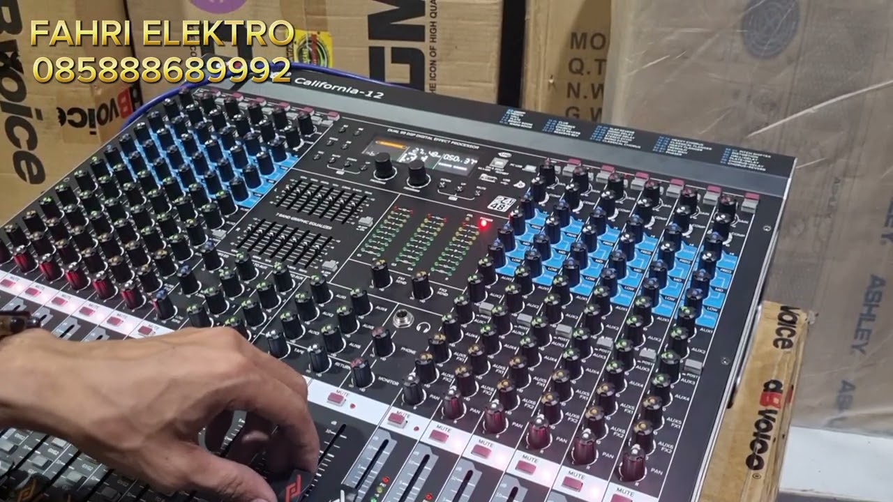Mixer Spek Hajatan dBvoice California 12 Double Effect