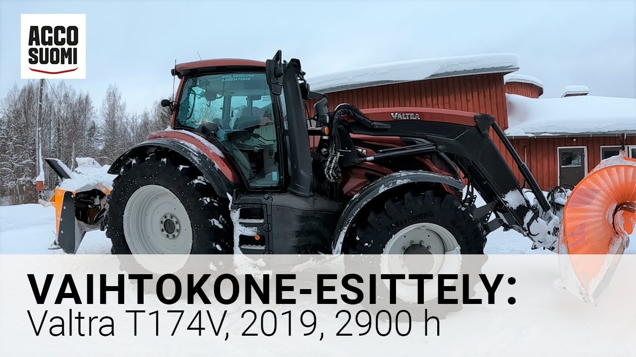 VAIHTOKONE - Valtra T174V 2019, 2900h