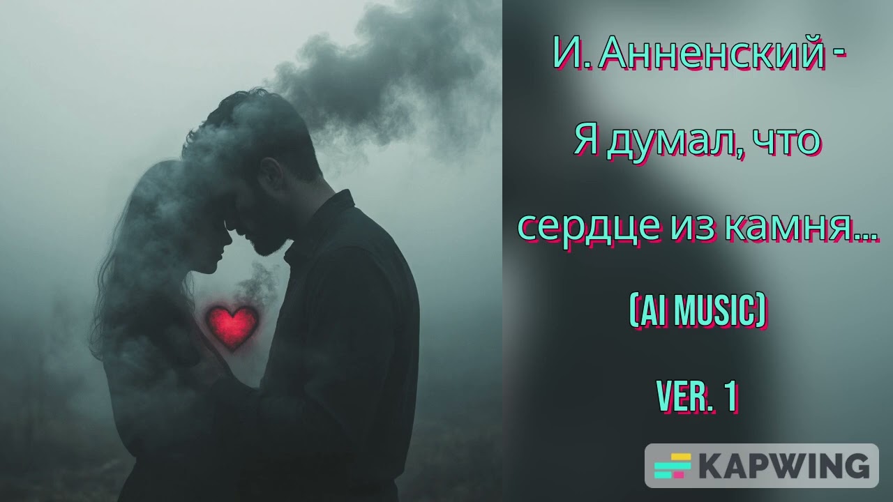И. Анненский - Я думал, что сердце из камня... (AI Music) ver. 1