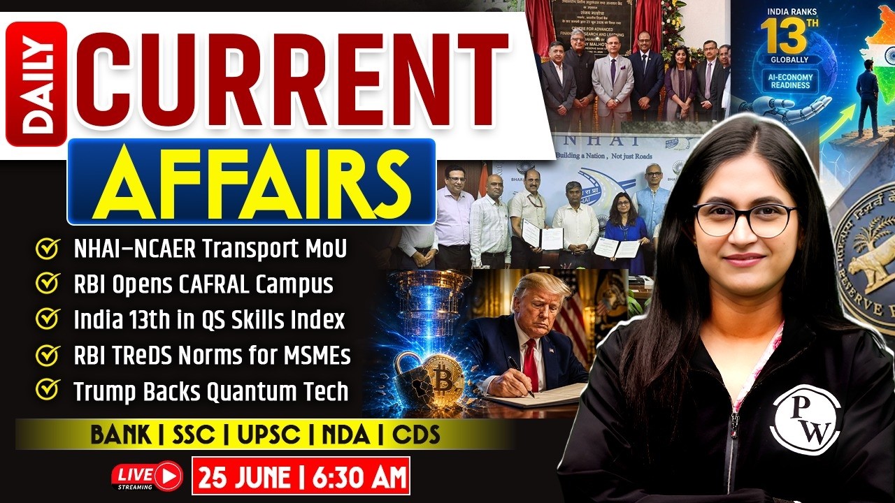 25 June 2026 | Current Affairs Today | Banking Current Affairs 2026 | by Sushmita Ma'am