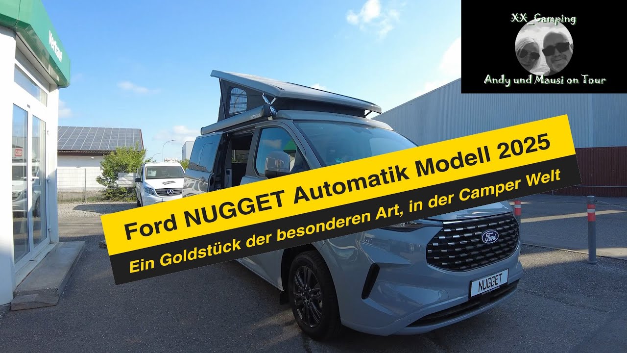 Traumhafter FORD NUGGET Modell 2025. Ein Goldstück für besondere Camping und Wohnmobil Liebhaber