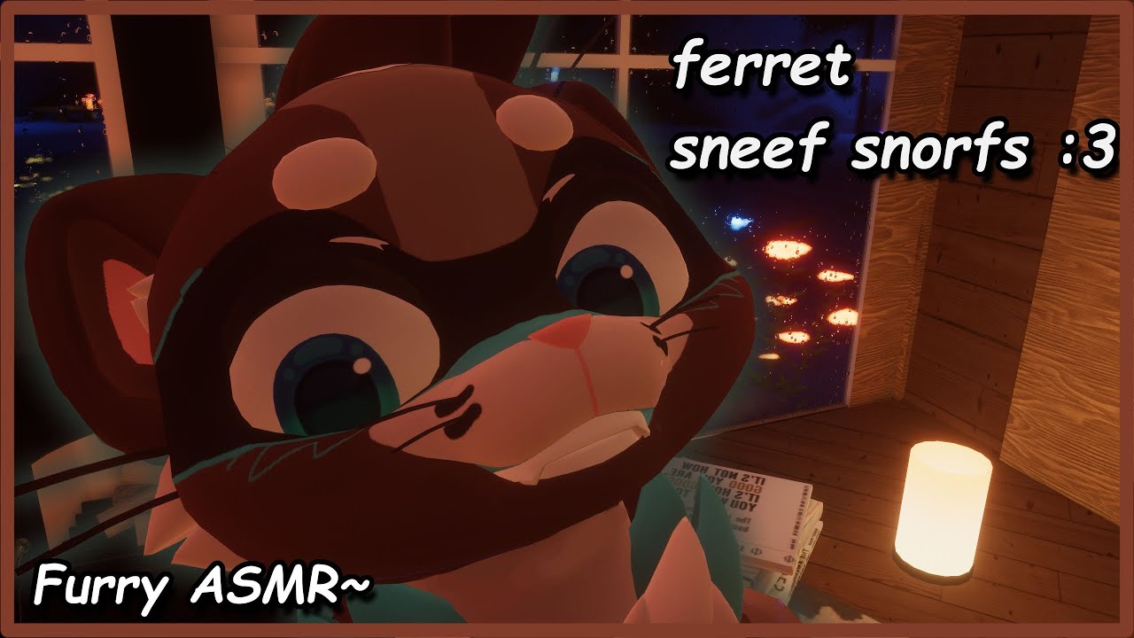 [Furry ASMR] a curious ferret sniffs you down~ (VRC ASMR)(reupload)