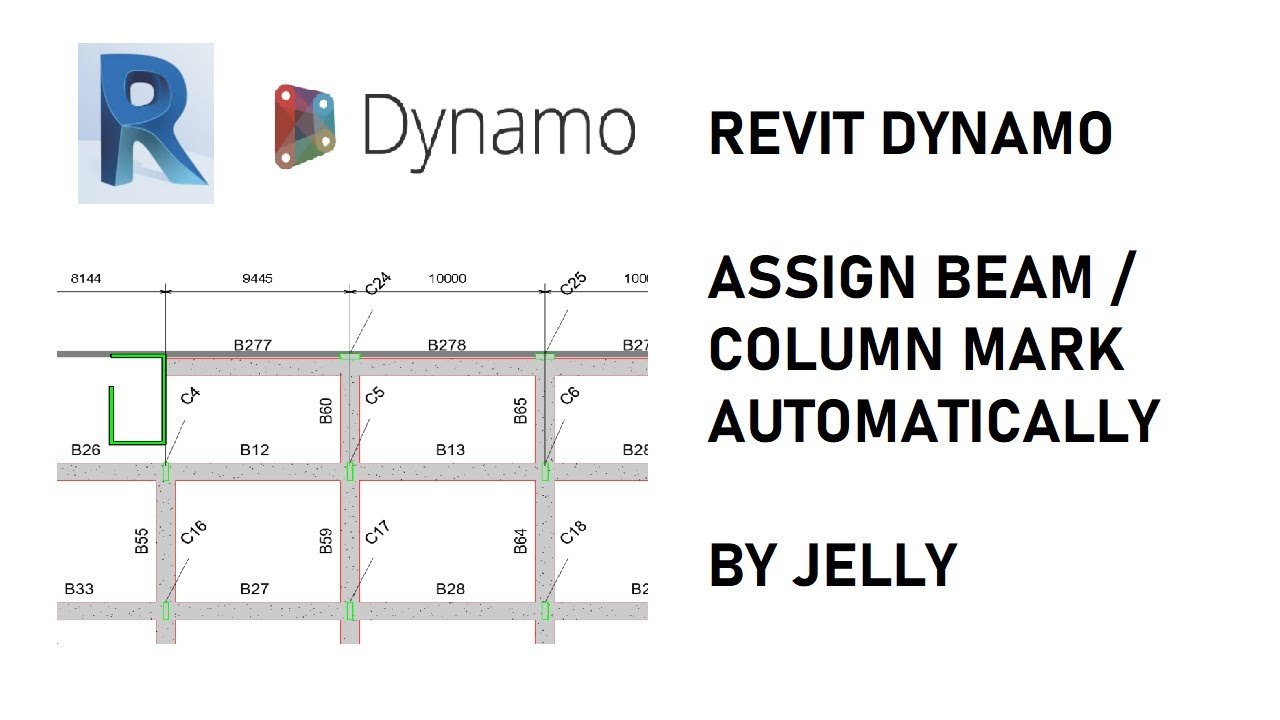 EP24 - ASSIGN BEAM MARK AUTOMATICALLY REVIT DYNAMO