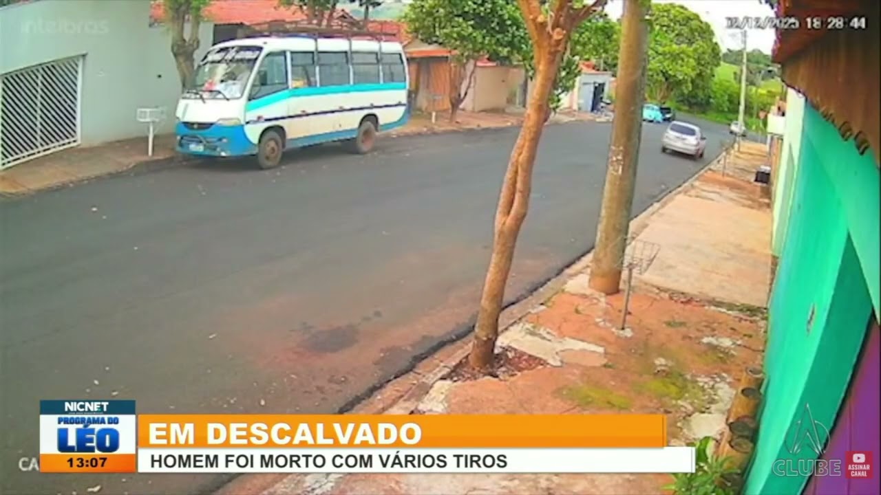 HOMEM É ASSASSINADO A TIROS DENTRO DO CARRO EM DESCALVADO