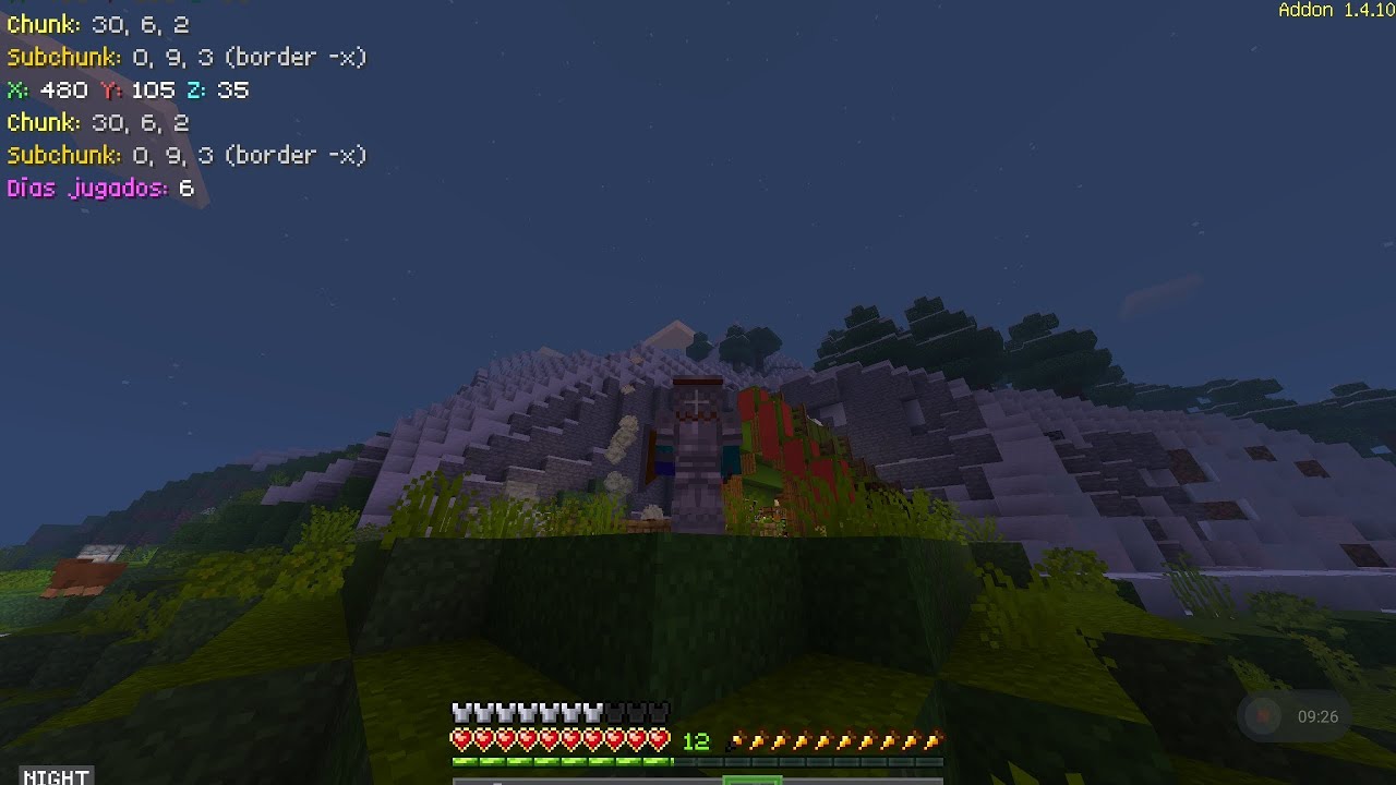 Minecraft Bedrock en Redmi Pad 2 día de explorar cuevas ..