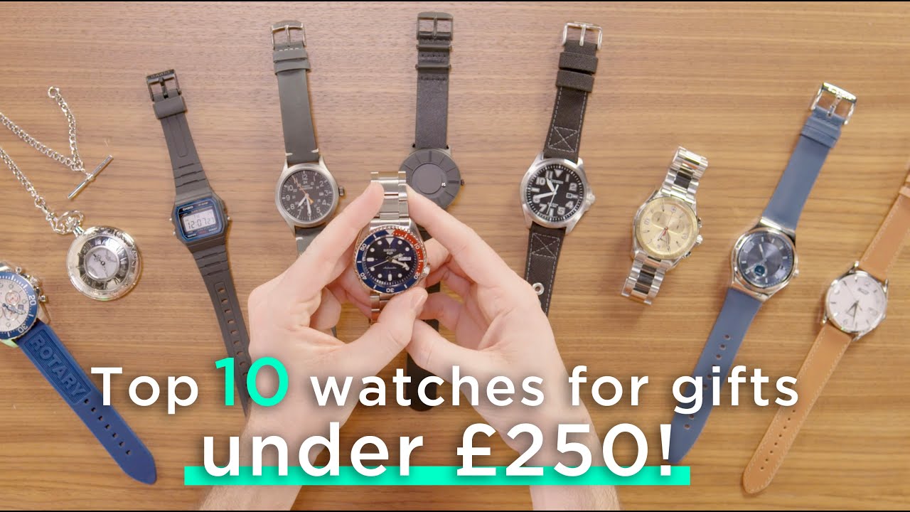 Top 10 BEST watches for gifts under &pound;250! | Seiko, Rotary, Citizen and more! 25% off with code BF25