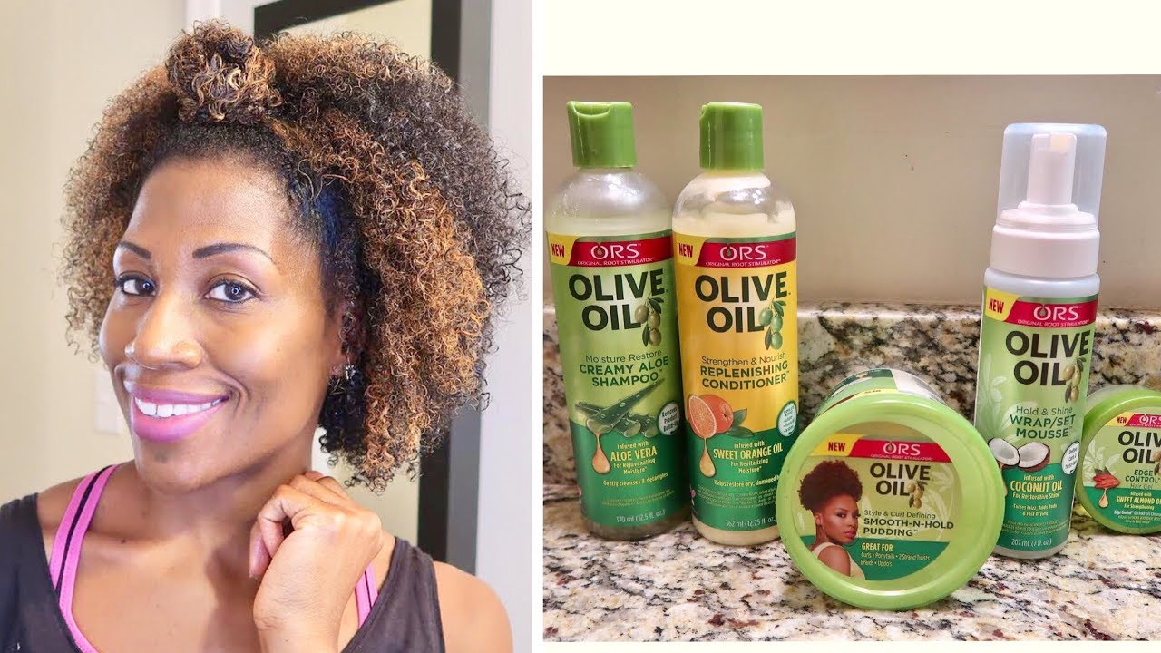 ORS Olive Oil Products Review | Wash and Go Style Tutorial